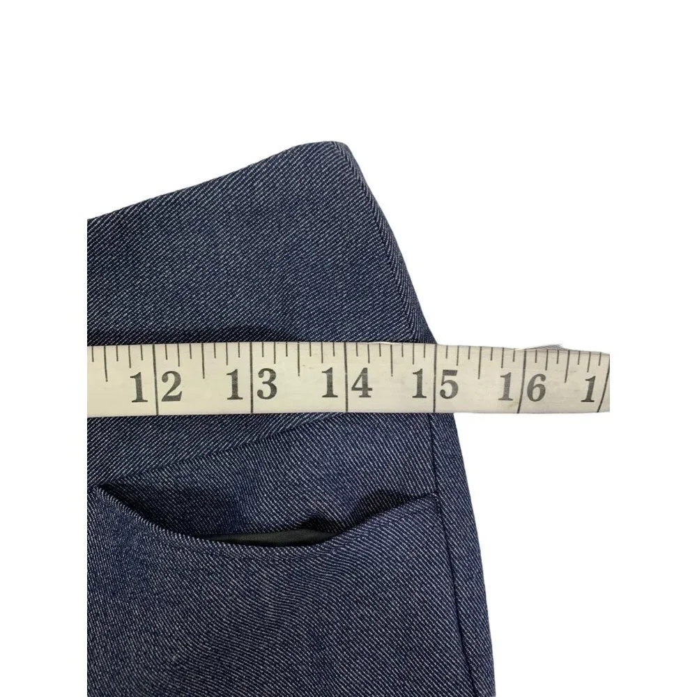 Express Design Studio Women's Casual Denim Colored Slacks - Picture 4 of 6